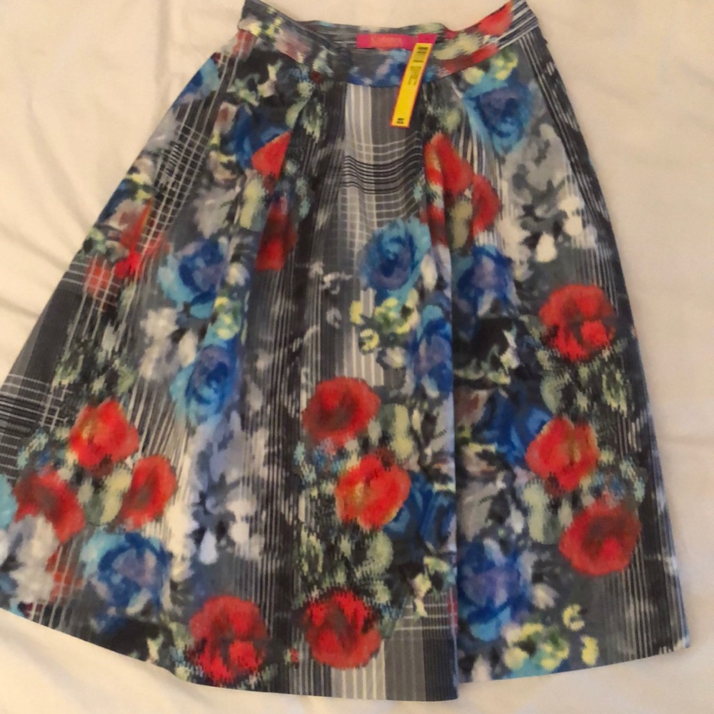 Catherine Malandrino Floral Skirt
